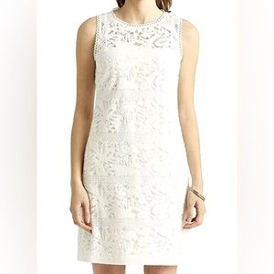 Lauren Ralph Lauren White Lace Sleeveless Dress